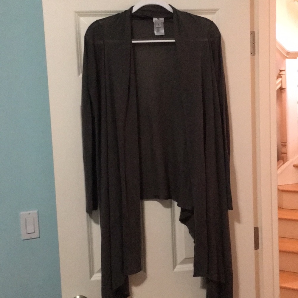 XL Worthington long sleeve shawl/sweater